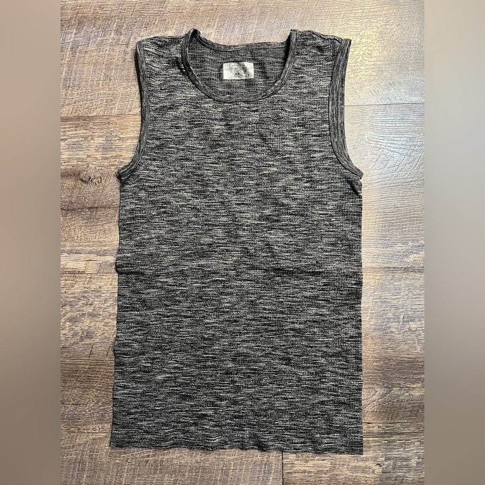 Athleta Gray Short Sleeve Tee